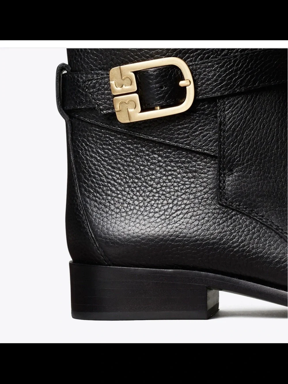 Tory Burch Brooke Ankle Boot in Black Leather